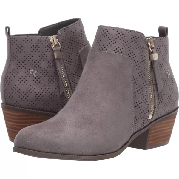 imageDr Scholls Shoes womens Brianna Ankle BootDark Shadow Grey Microfiber