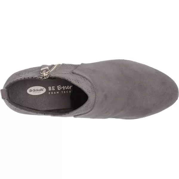 imageDr Scholls Shoes womens Brianna Ankle BootDark Shadow Grey Microfiber