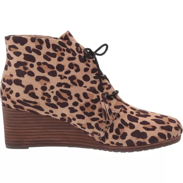 imageDr Scholls Womens Dakota BootTan Black Leopard Microfiber