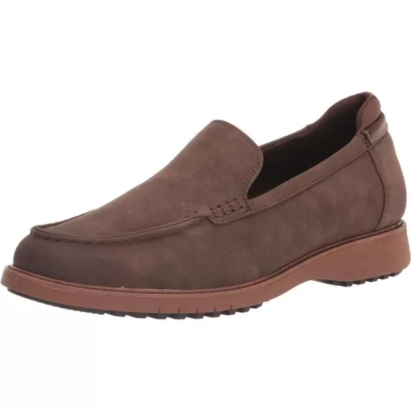 imageDr Scholls Shoes Mens Sync Up Moc Slipons LoaferChestnut Brown Synthetic