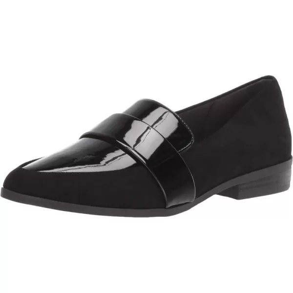 imageDr Scholls Shoes Womens Agnes LoaferBlack MicrofiberPatent