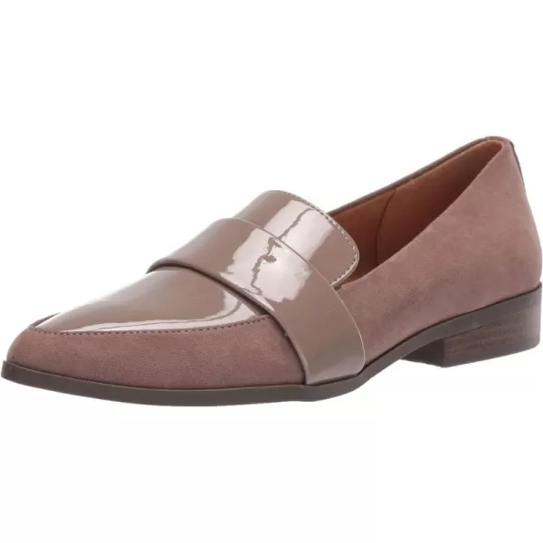imageDr Scholls Shoes Womens Agnes LoaferTaupe Grey MicrofiberPatent