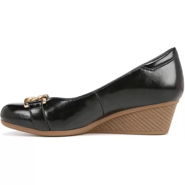 imageDr Scholls Shoes Womens Be Adorned Wedge PumpBlack Smooth