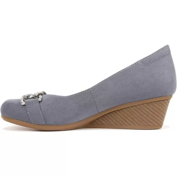 imageDr Scholls Shoes Womens Be Adorned Wedge PumpOxide Blue Microfiber