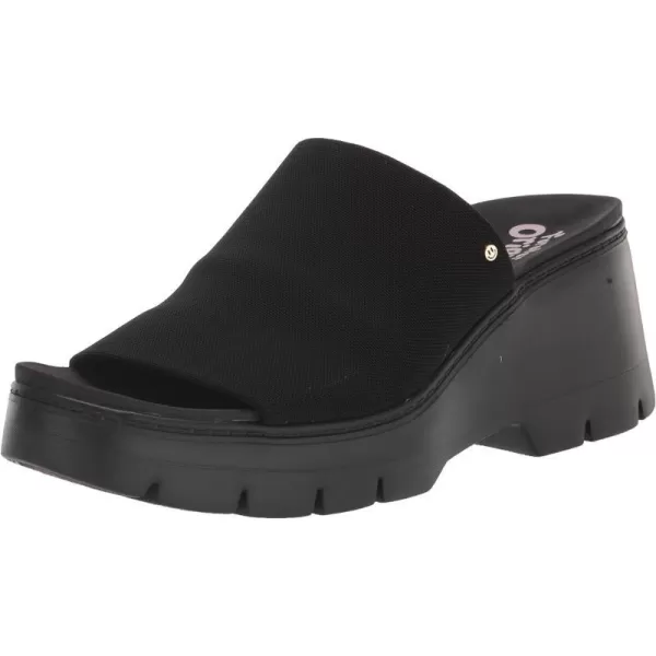 imageDr Scholls Shoes Womens Check Doubts Slide SandalBlack Fabric
