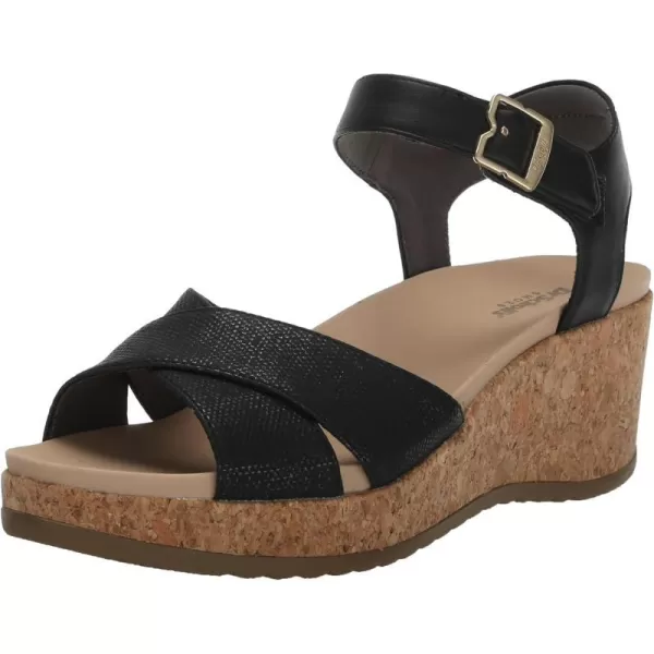imageDr Scholls Shoes Womens Citrine Sun Wedge SandalBlack