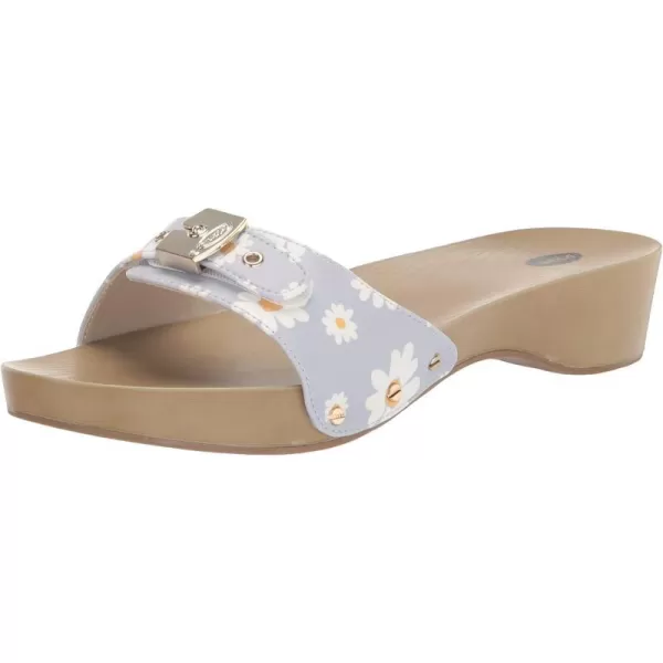 imageDr Scholls Shoes Womens Classic Sandal Faux Wood Slide SandalBlue Dawn Floral Print