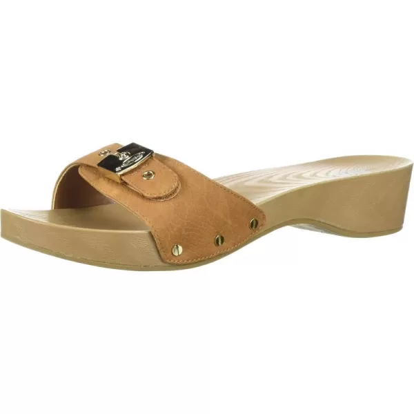 imageDr Scholls Shoes Womens Classic Sandal Faux Wood Slide SandalSaddle Snake Print