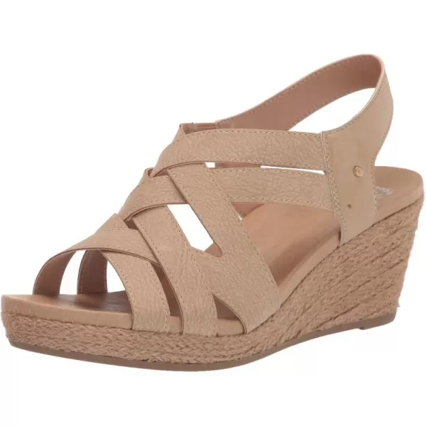 imageDr Scholls Shoes Womens Everlasting Espadrille Platform Wedge SandalCuban Sand Smooth