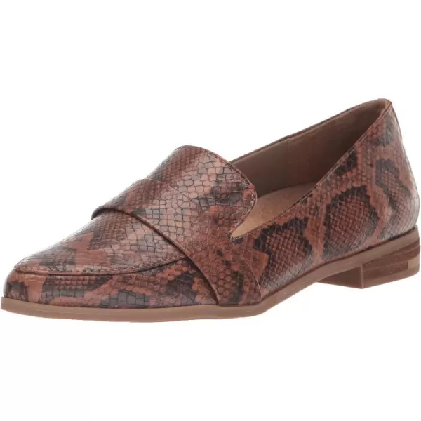 imageDr Scholls Shoes Womens Faxon Too Slipon LoaferBrown Snake Print