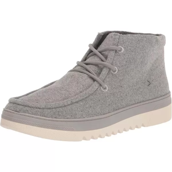 imageDr Scholls Shoes Womens Get Hyped Booties Ankle BootLight Grey Fabric
