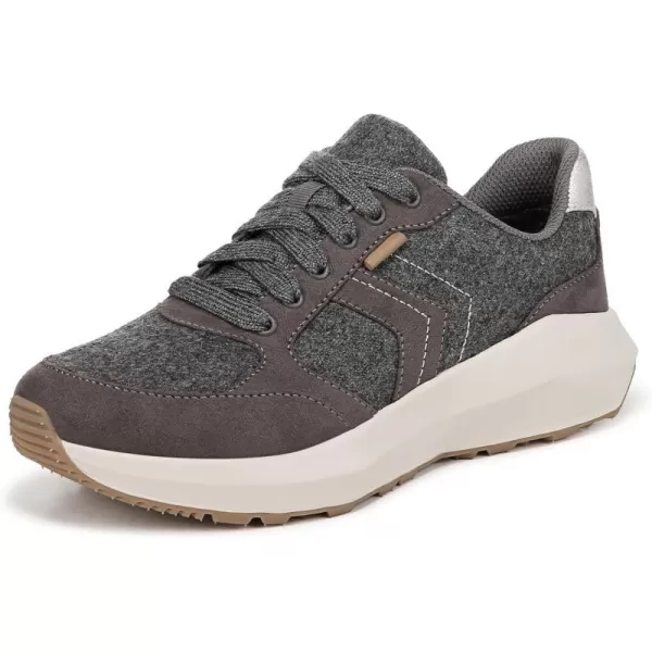 imageDr Scholls Shoes Womens Hannah Retro Lace Up Fashion SneakerCharcoal Wool