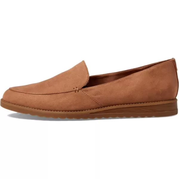 imageDr Scholls Shoes Womens Jet Away Flat LoaferChip Brown Microfiber