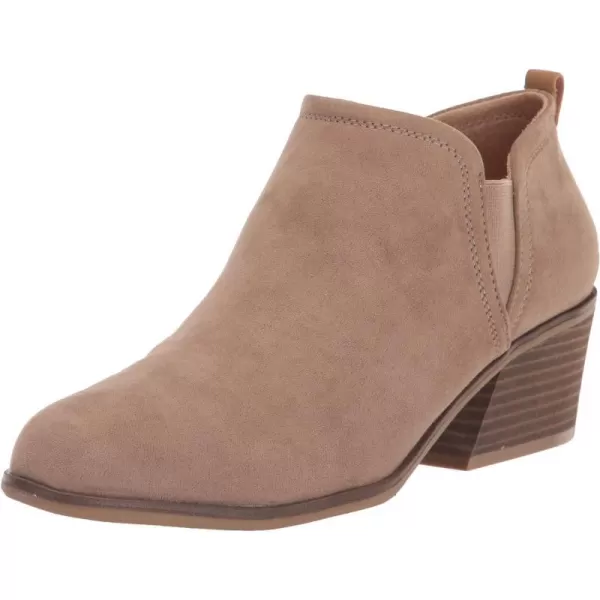 imageDr Scholls Shoes Womens Laurel Ankle Bootie BootWood Brown Microfiber