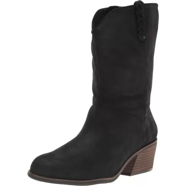 imageDr Scholls Shoes Womens Layla Mid Shaft Boots CalfBlack Fabric