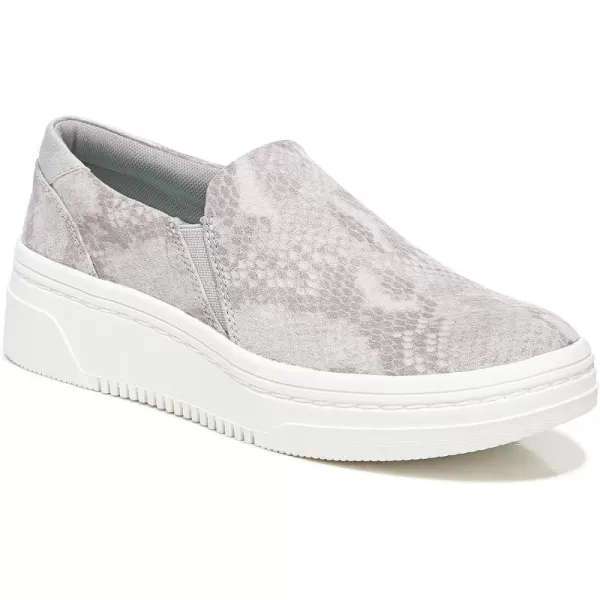 imageDr Scholls Shoes Womens Madison Next Platform Wedge Slip on Fashion SneakerSoft Grey Snake Print