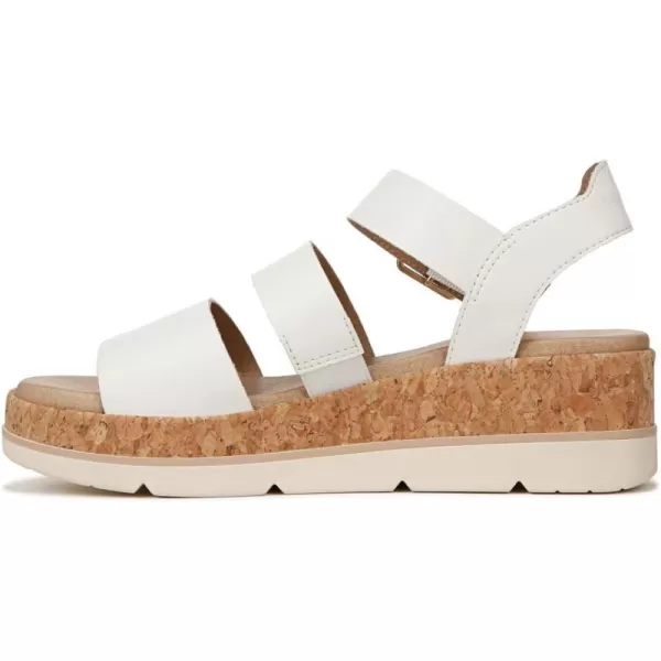 imageDr Scholls Shoes Womens Once Twice Espadrille Platform Wedge SandalWhiteCork