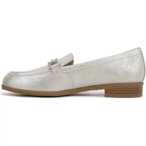 imageDr Scholls Shoes Womens Rate Adorn Slip on LoaferSilver Metallic