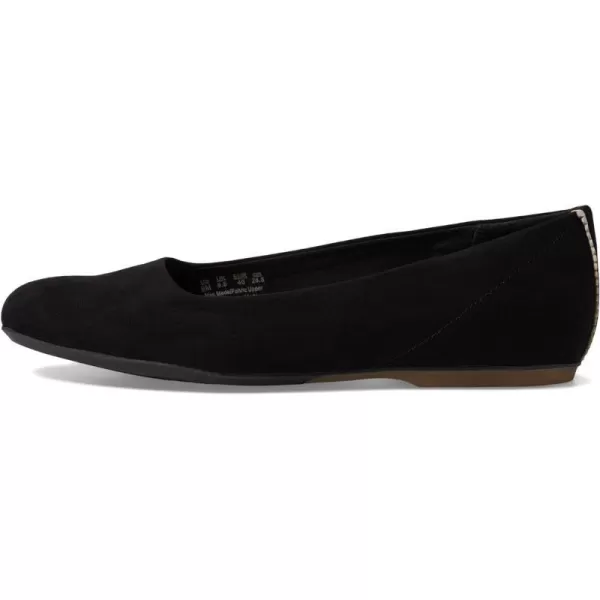 imageDr Scholls Shoes Womens Wexley Slip On Ballet Flat LoaferBlack Microfiber