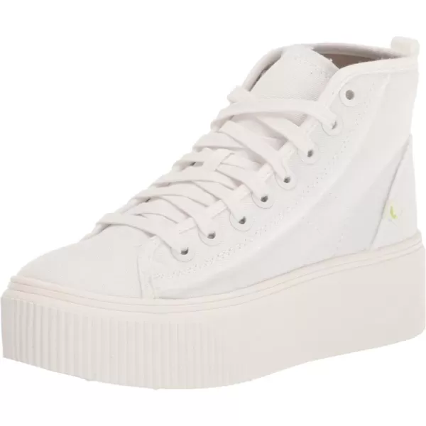 imageDr Scholls Shoes Womens for Now Hi High Top Platform Lace Up Retro Fashion SneakerWhite Canvas
