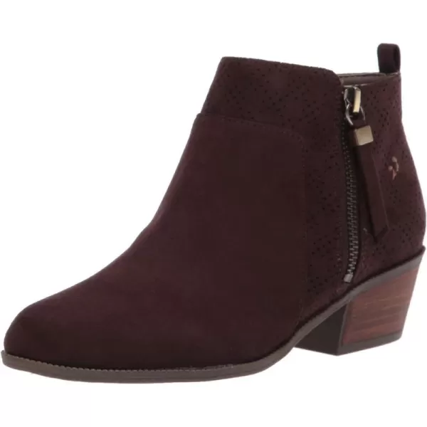 imageDr Scholls Shoes womens Brianna Ankle BootFudge Brown Microfiber