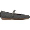 imageDr Scholls Womens Wexley Mary Jane FlatCharcoal Fabric
