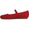 imageDr Scholls Womens Wexley Mary Jane FlatScarlet Red