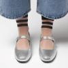 imageDr Scholls Womens Wexley Mary Jane FlatSilver Smooth