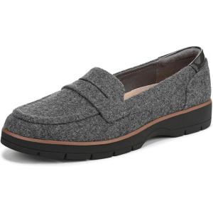 imageDr Scholls Shoes Womens Nice Day LoaferCharcoal Grey Wool