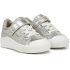 imageDr Scholls Shoes BabyGirls Classic SneakerSilver Faux Leather