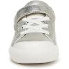 imageDr Scholls Shoes BabyGirls Classic SneakerSilver Faux Leather