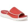 imageDr Scholls Womens Time Off Set Slide SandalVintage Red Microfiber