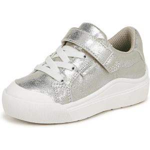 imageDr Scholls Shoes BabyGirls Classic SneakerSilver Faux Leather