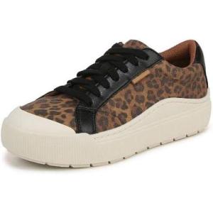 imageDr Scholls Shoes Womens Time Off SneakerBrownBlack Smooth