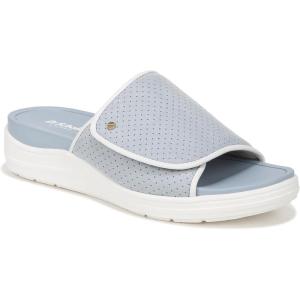 imageDr Scholls Womens Time Off Set Slide SandalSummer Blue Microfiber