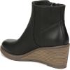imageDr Scholls Womens Chloe Ankle Wedge Bootie BootBlack Smooth