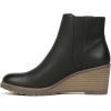 imageDr Scholls Womens Chloe Ankle Wedge Bootie BootBlack Smooth