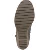 imageDr Scholls Womens Chloe Ankle Wedge Bootie BootCharcoal Grey Wool Fabric