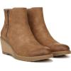 imageDr Scholls Womens Chloe Ankle Wedge Bootie BootHoney Brown Smooth