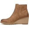 imageDr Scholls Womens Chloe Ankle Wedge Bootie BootHoney Brown Smooth