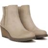 imageDr Scholls Womens Chloe Ankle Wedge Bootie BootTaupe Microfiber