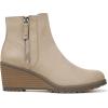 imageDr Scholls Womens Chloe Ankle Wedge Bootie BootTaupe Microfiber