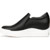 imageDr Scholls Womens Time Off Wedge SneakerBlack Smooth