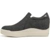 imageDr Scholls Womens Time Off Wedge SneakerCharcoal Fabric