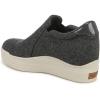 imageDr Scholls Womens Time Off Wedge SneakerCharcoal Fabric