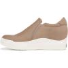 imageDr Scholls Womens Time Off Wedge SneakerToasted Taupe Microfiber