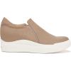 imageDr Scholls Womens Time Off Wedge SneakerToasted Taupe Microfiber