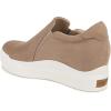 imageDr Scholls Womens Time Off Wedge SneakerToasted Taupe Microfiber