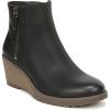 imageDr Scholls Womens Chloe Ankle Wedge Bootie BootBlack Smooth
