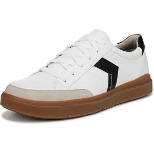 imageDr Scholls Mens Madison Lace Up SneakerWhiteBlack Smooth
